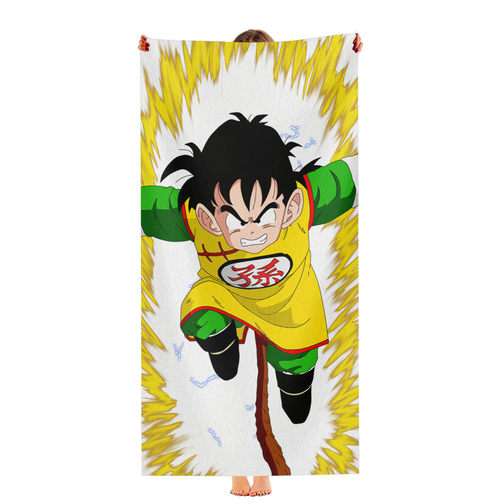 Kid Gohan Hidden Power Ultra-Soft Luxury Bathroom Towels