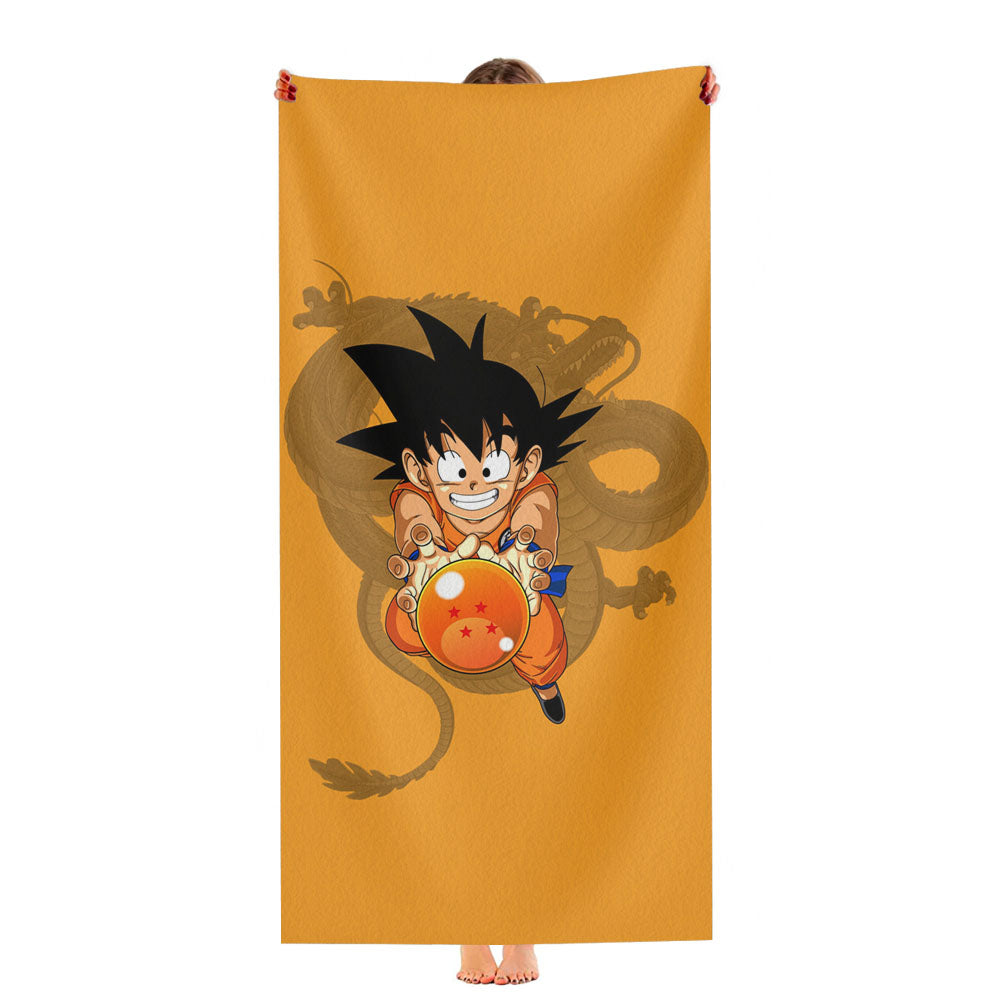 Kid Son Goku Ultra-Soft Luxury Bathroom Towels