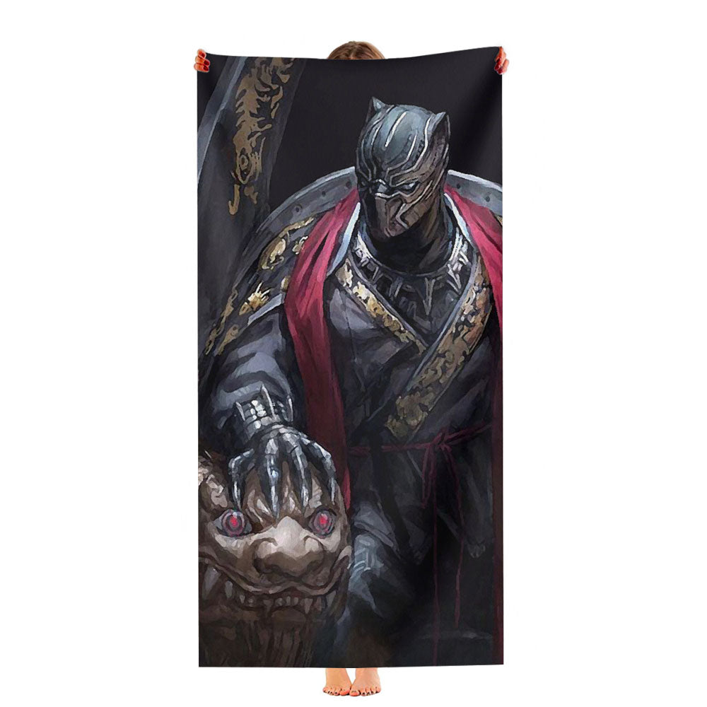 King Black Panther Ultra-Soft Luxury Bathroom Towels