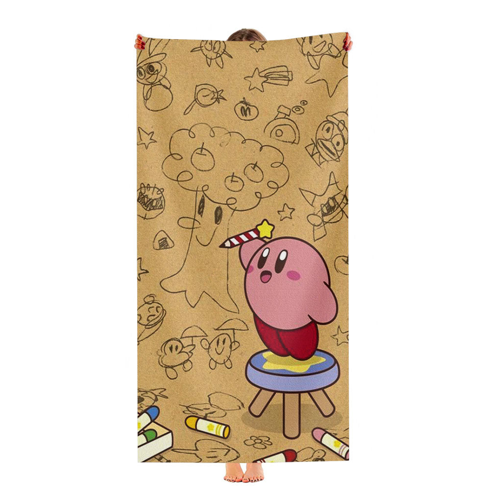 Kirby Vintage Drawing Ultra-Soft Luxury Bathroom Towels
