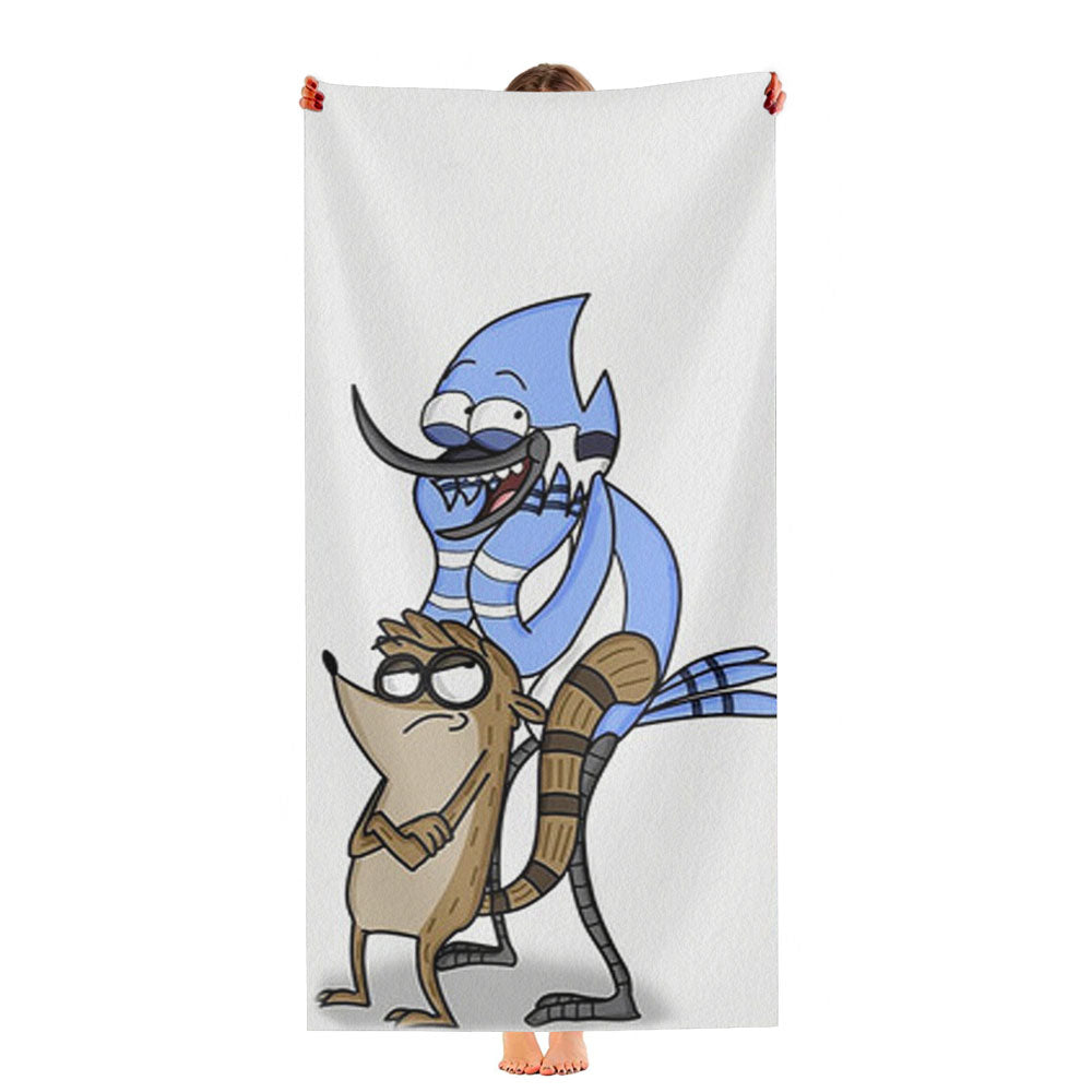 Mordecai Rigby Regular Show Ultra-Soft Luxury Bathroom Towels