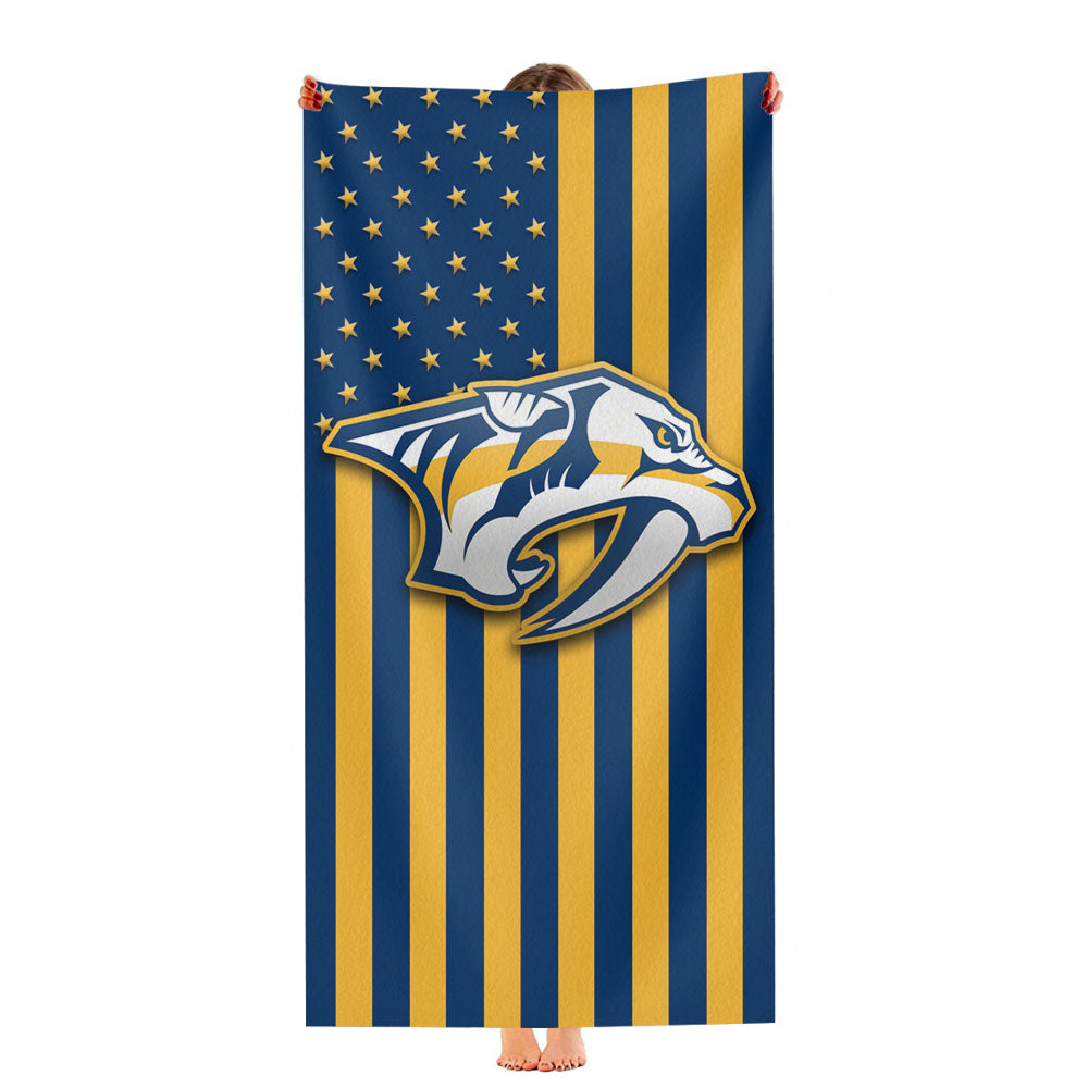 Nashville Predators Usa Ultra-Soft Luxury Bathroom Towels