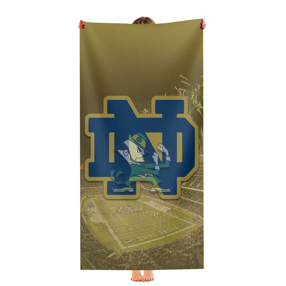 Notre Dame Logo Stadium Ultra-Soft Luxury Bathroom Towels