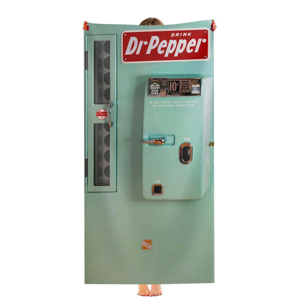 Old Classic Dr Pepper Vending Machine Retro Ultra-Soft Luxury Bathroom Towels