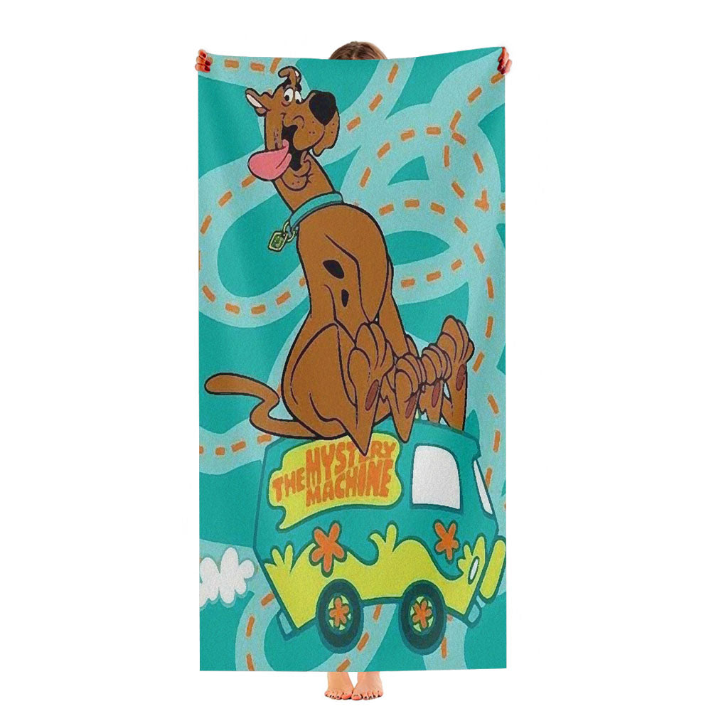 Scooby Doo And Mystery Machine Ultra-Soft Luxury Bathroom Towels