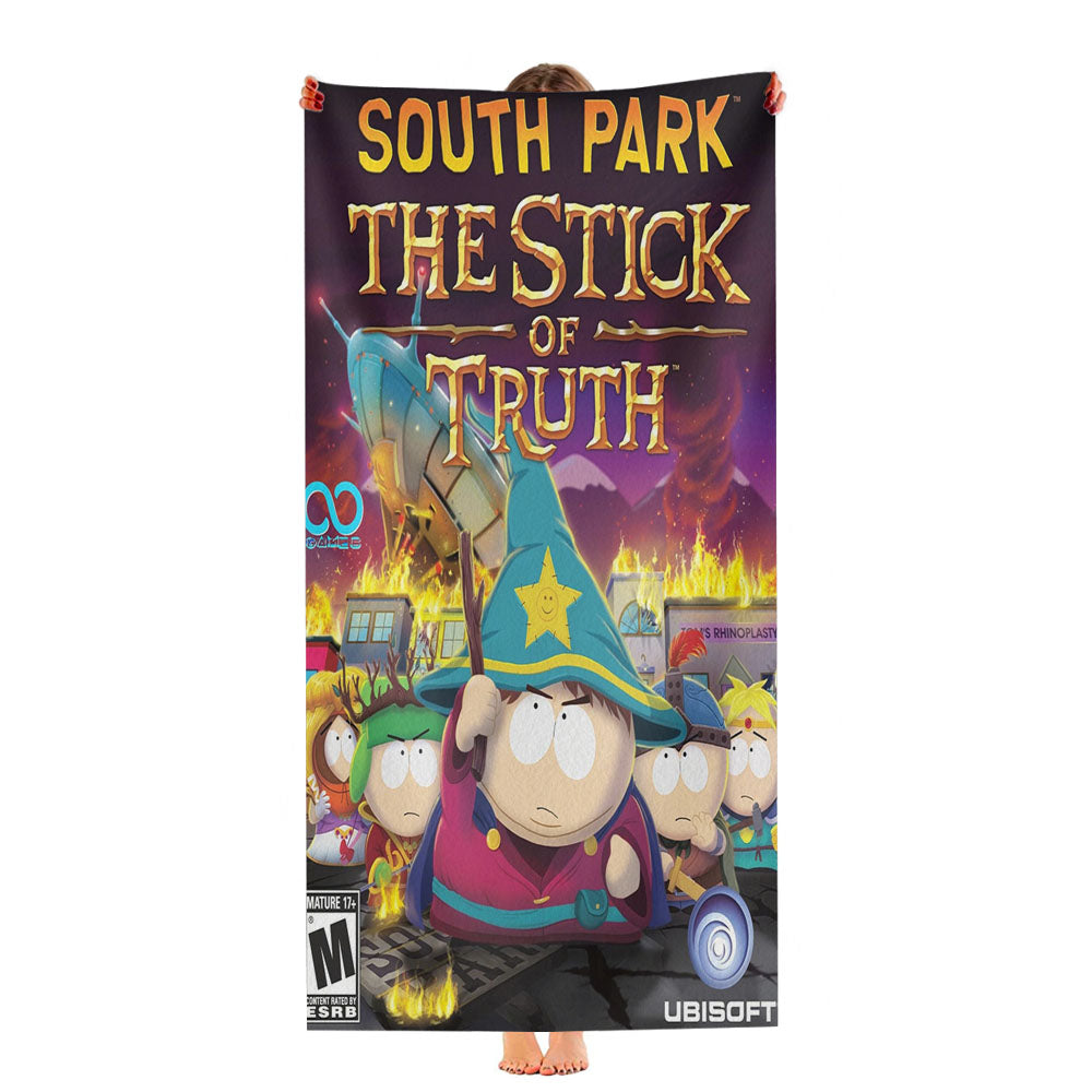 South Park The Stick Of Truth Cover Ultra-Soft Luxury Bathroom Towels