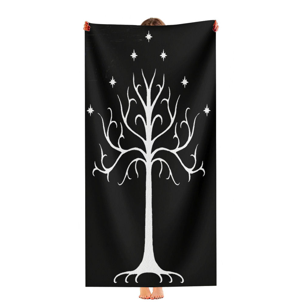 Tree Of Gondor Lord Of The Rings Ultra-Soft Luxury Bathroom Towels