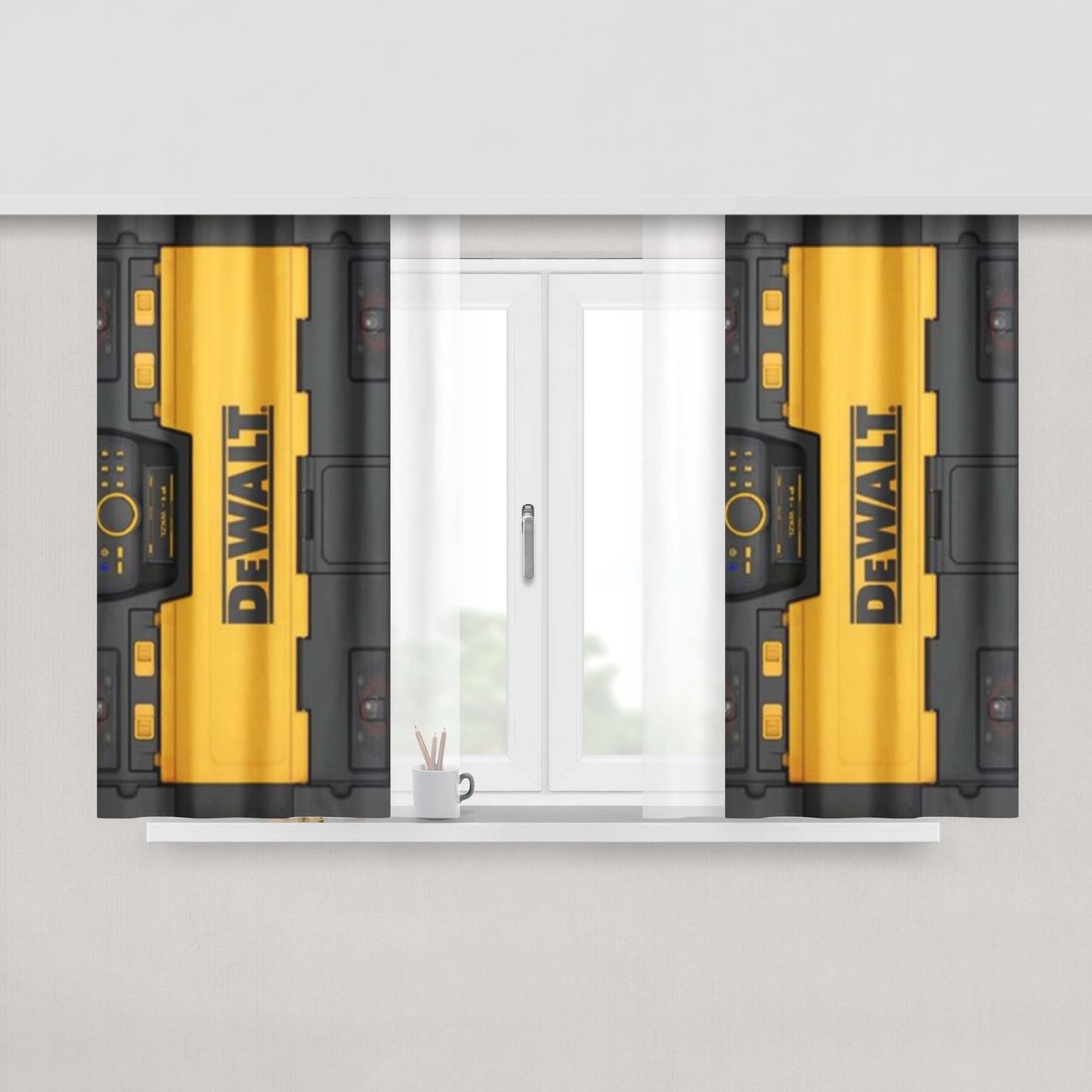 Dewalt Bluetooth Speaker Peach Skin Window Curtains