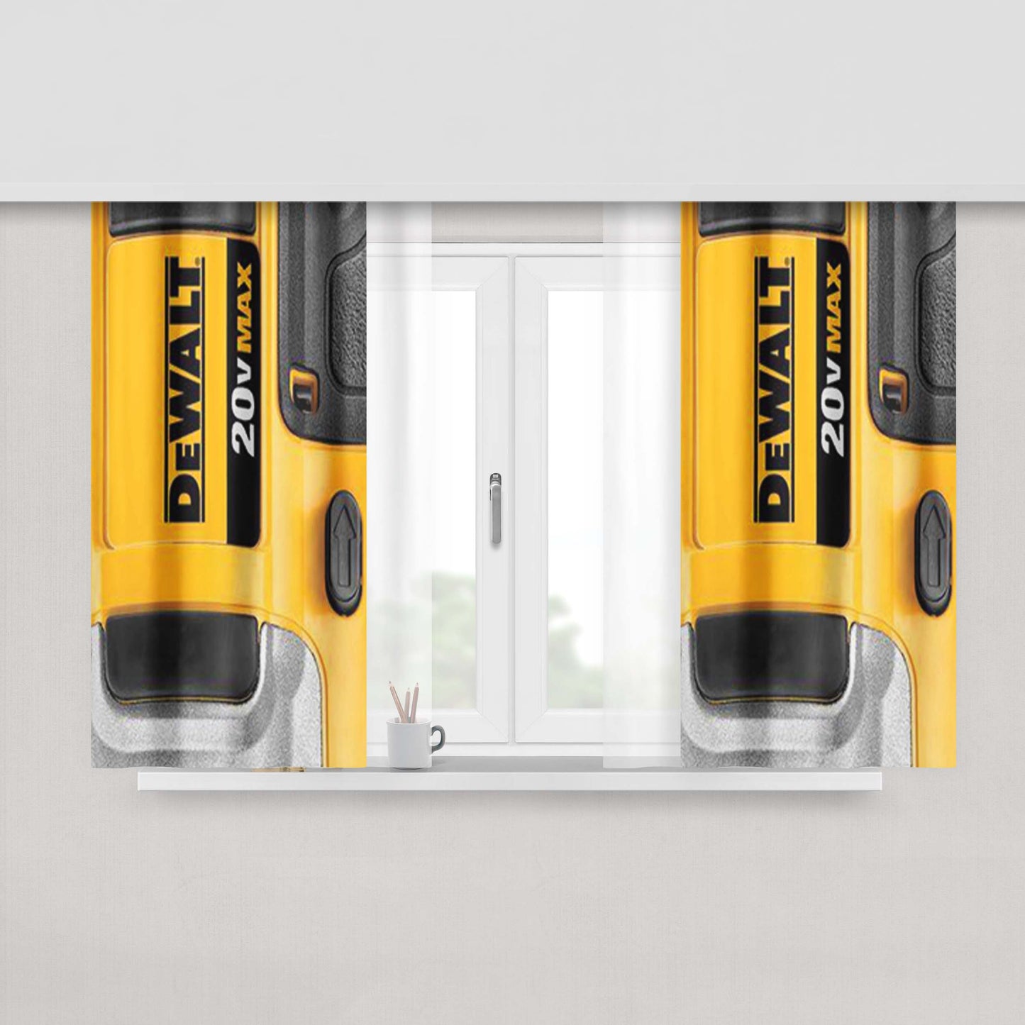 Dewalt Peach Skin Window Curtains