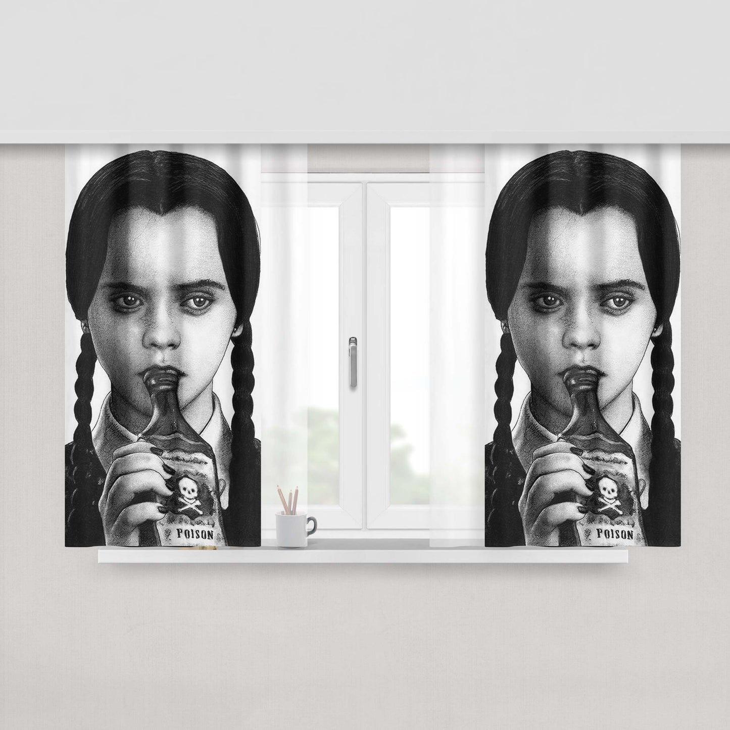 I Got7 Fan Girl Planet Peach Skin Window Curtains