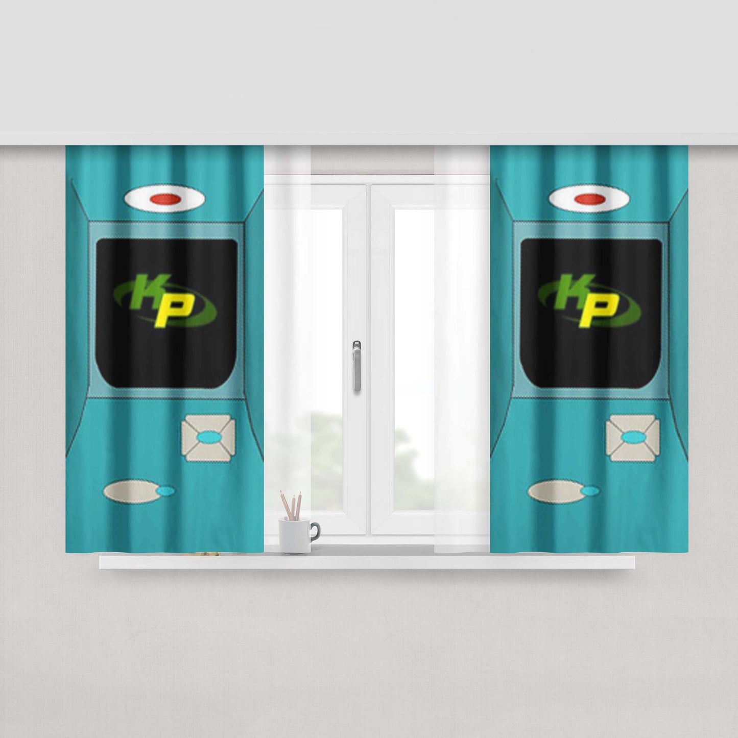 The Kimmunicator Kim Possible Peach Skin Window Curtains