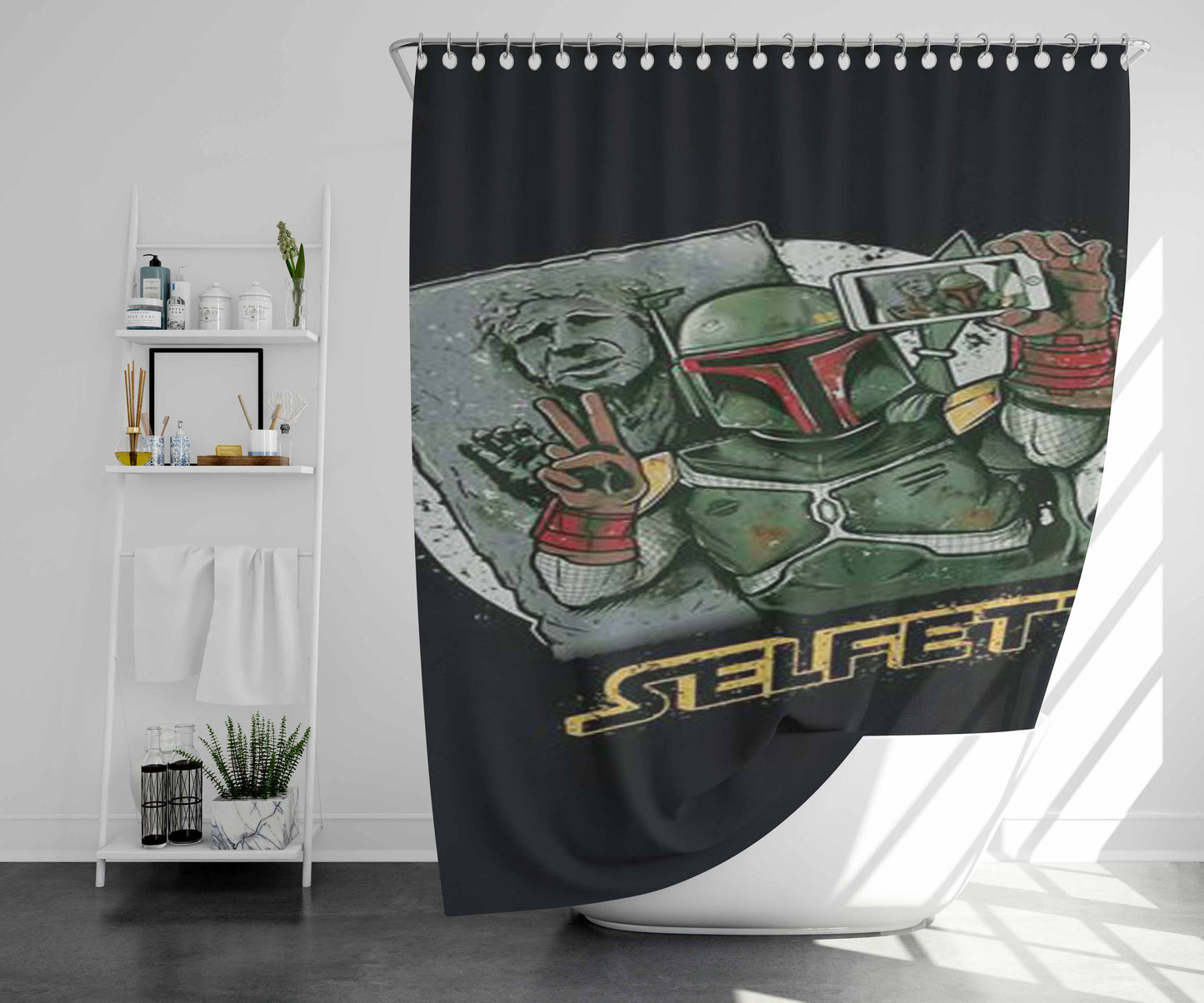 Selfett Bathroom Shower Curtain Fabric Waterproof | 66 X 72 Inch
