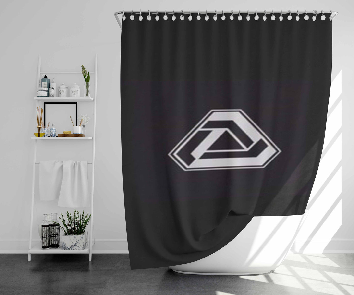 Settlement Defense Front Bathroom Shower Curtain Fabric Waterproof | 66 X 72 Inch