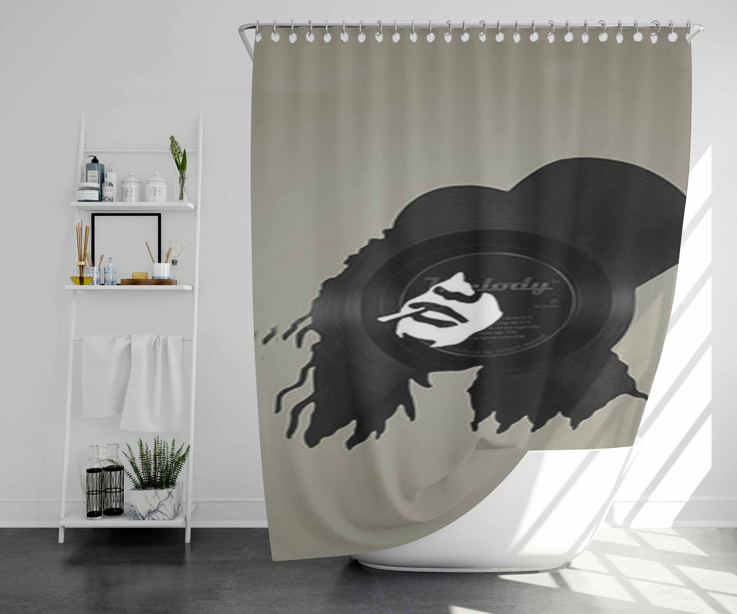 Slash Snakepit Vector Bathroom Shower Curtain Fabric Waterproof | 66 X 72 Inch