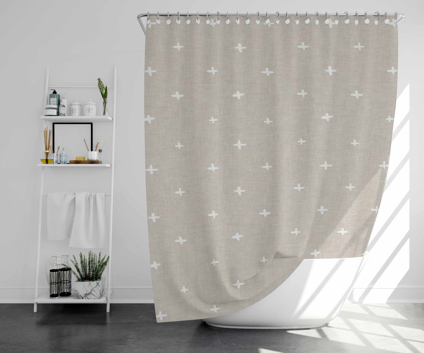 Slowmotion Blink Bathroom Shower Curtain Fabric Waterproof | 66 X 72 Inch