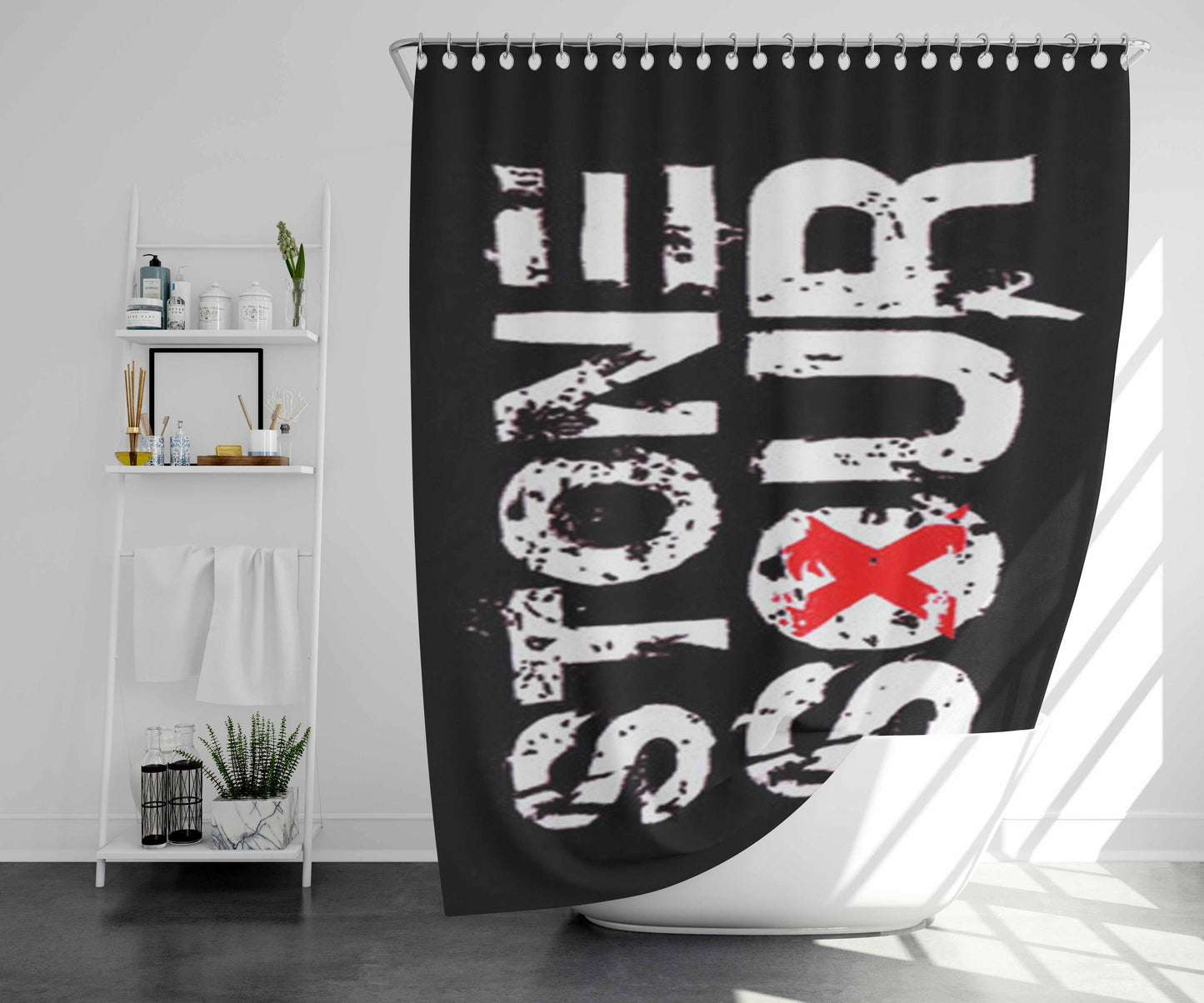 Stone Sour Landscape Bathroom Shower Curtain Fabric Waterproof | 66 X 72 Inch