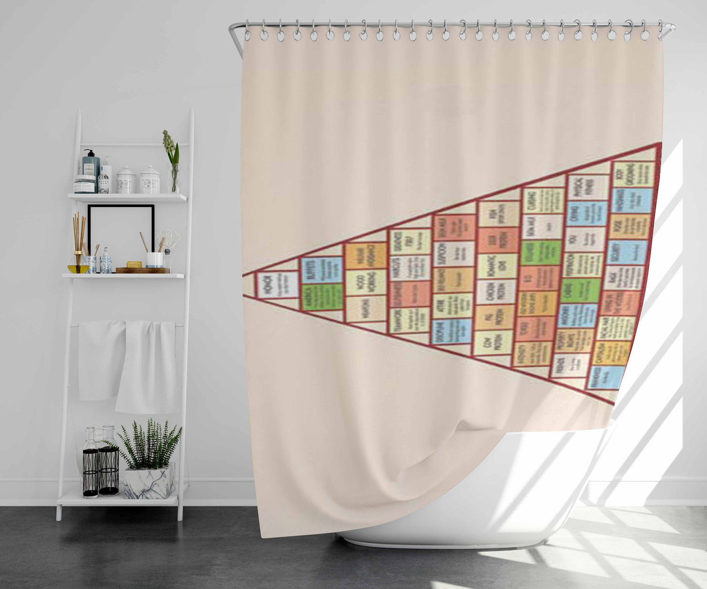 Swanson Pyramid Parks And Rec Bathroom Shower Curtain Fabric Waterproof | 66 X 72 Inch