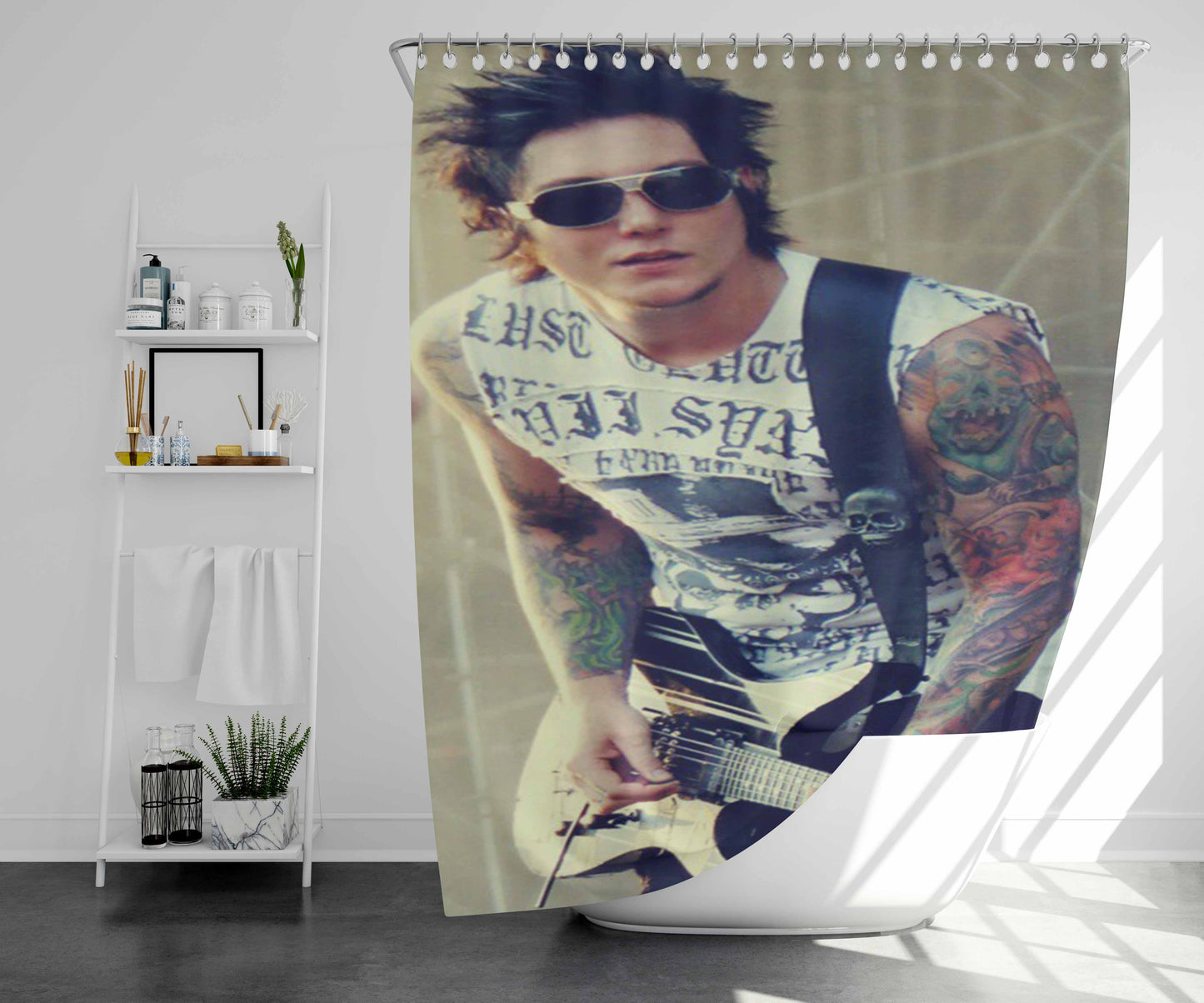 Synister Gates Live Concert Bathroom Shower Curtain Fabric Waterproof | 66 X 72 Inch