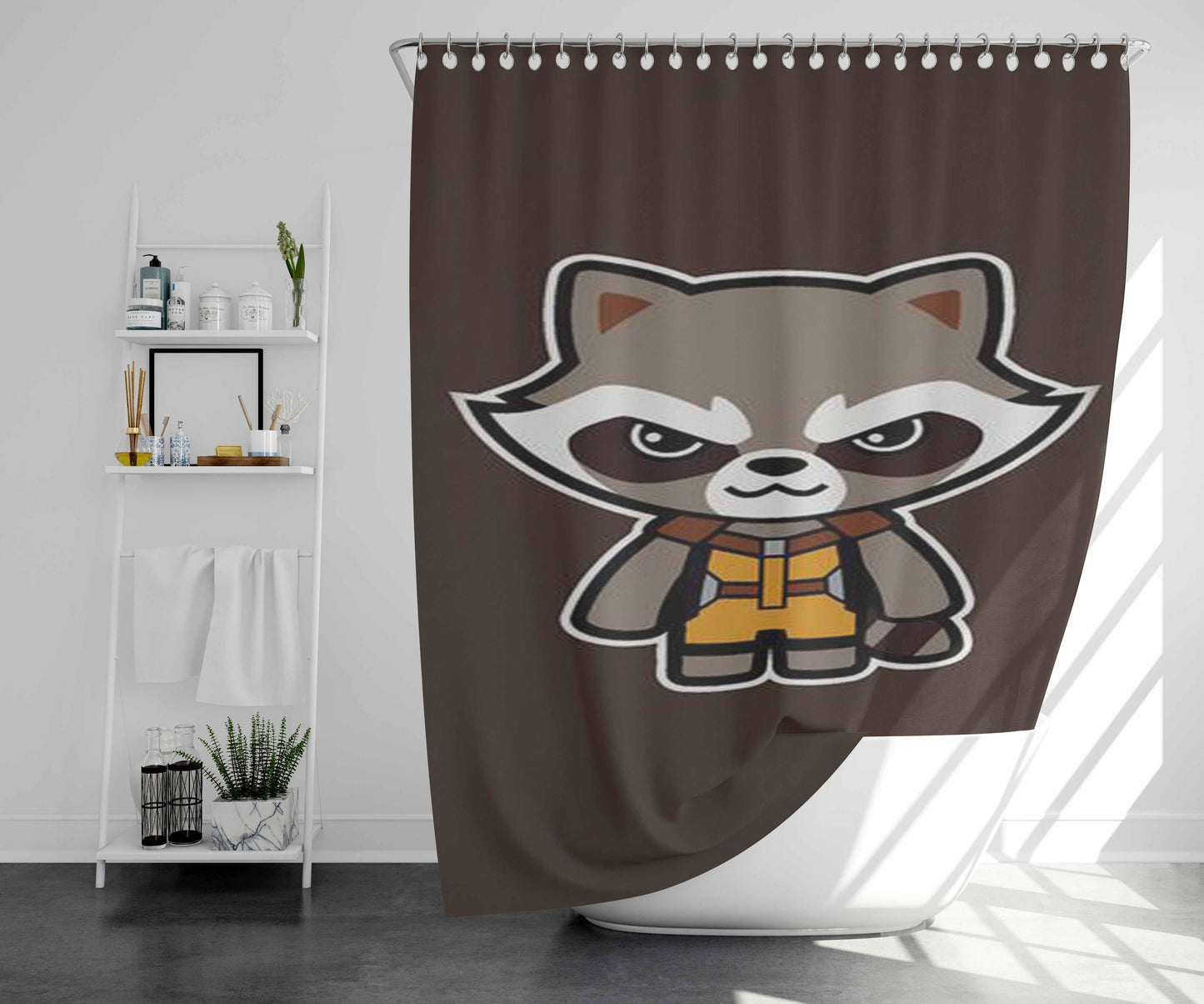 Talk Less Do More Slogan Bathroom Shower Curtain Fabric Waterproof | 66 X 72 Inch