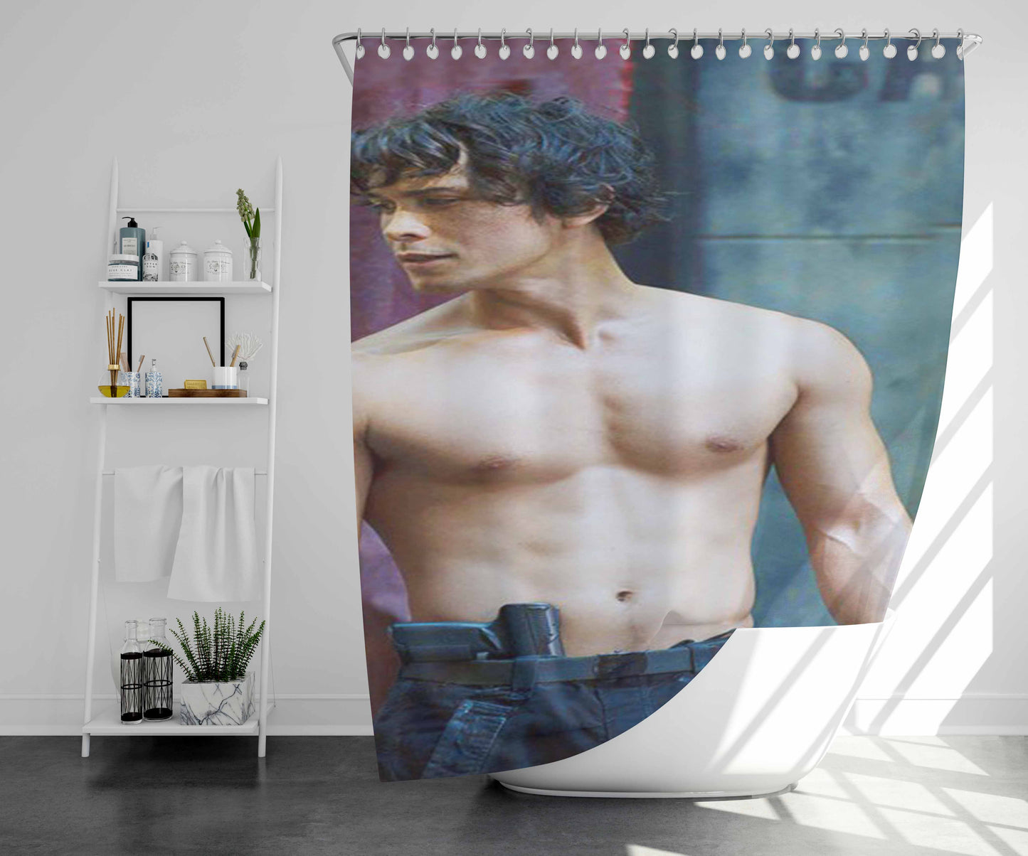 Thatcherjoe Bathroom Shower Curtain Fabric Waterproof | 66 X 72 Inch