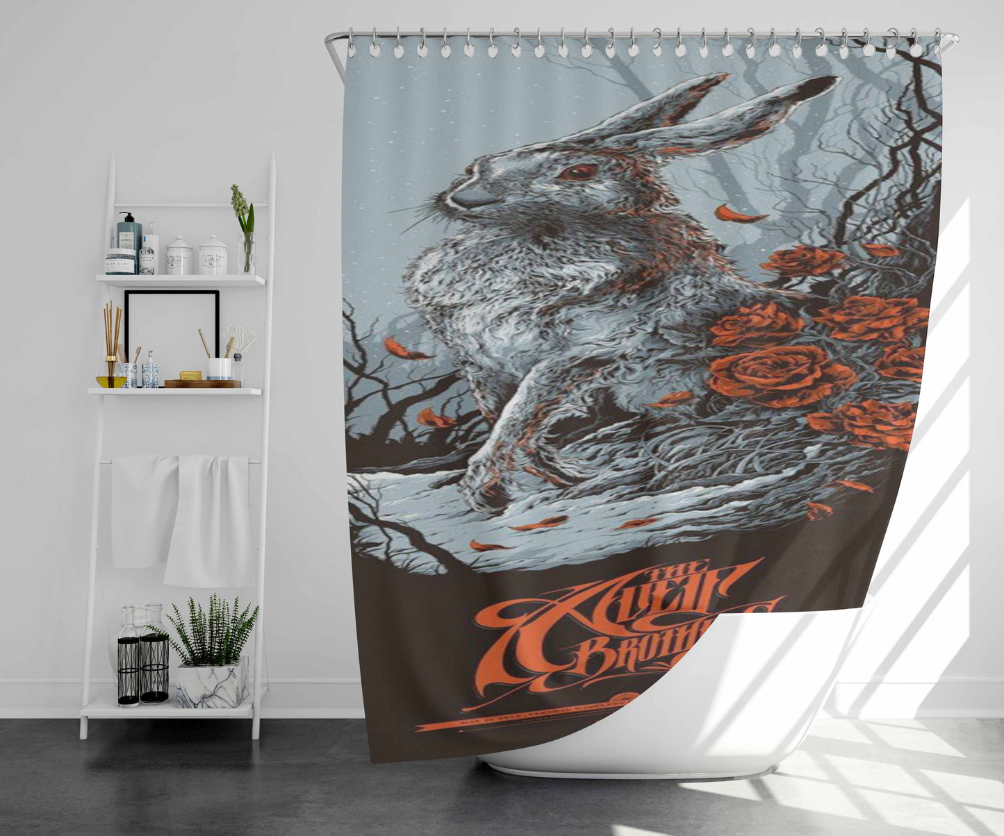 The Audio Villains Podcast Bathroom Shower Curtain Fabric Waterproof | 66 X 72 Inch