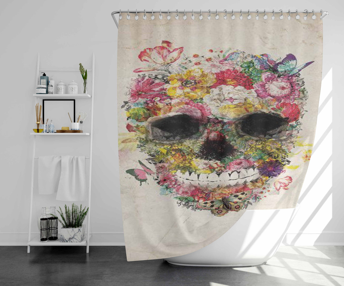 The Bad Guy Bathroom Shower Curtain Fabric Waterproof | 66 X 72 Inch