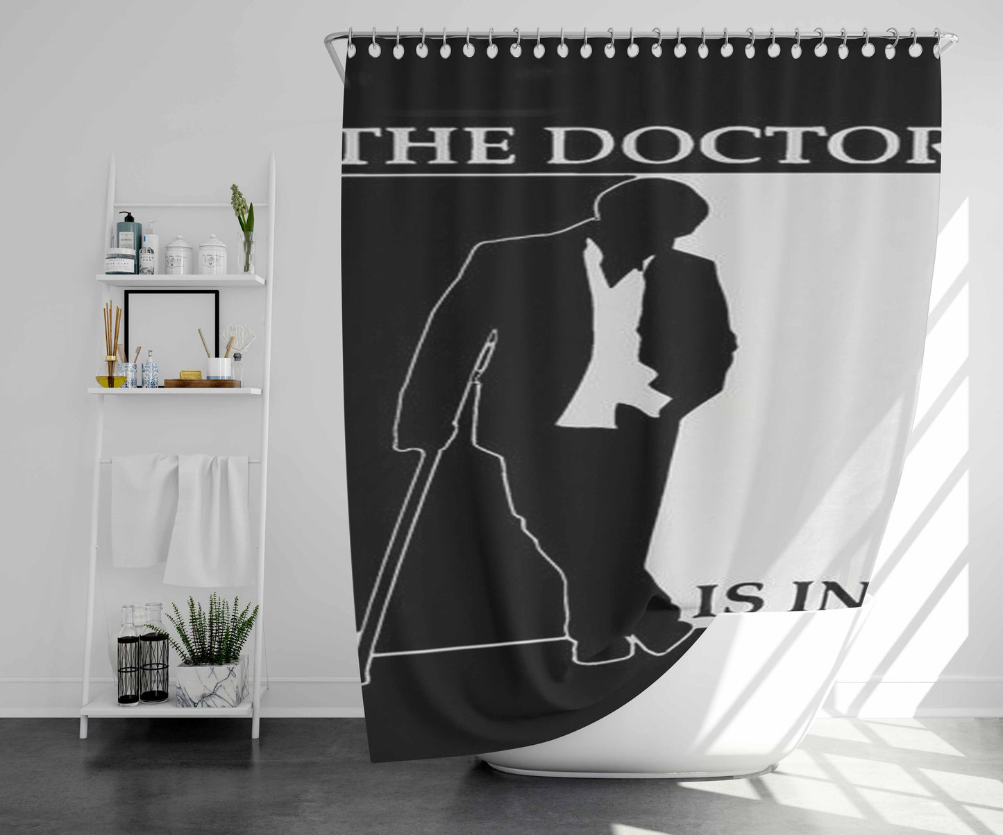 The Division Manhunt Bathroom Shower Curtain Fabric Waterproof | 66 X 72 Inch
