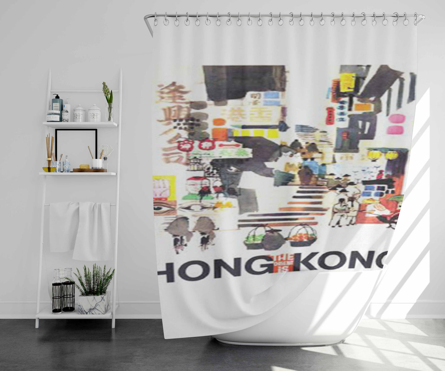 The Only Constant Is Change Bathroom Shower Curtain Fabric Waterproof | 66 X 72 Inch