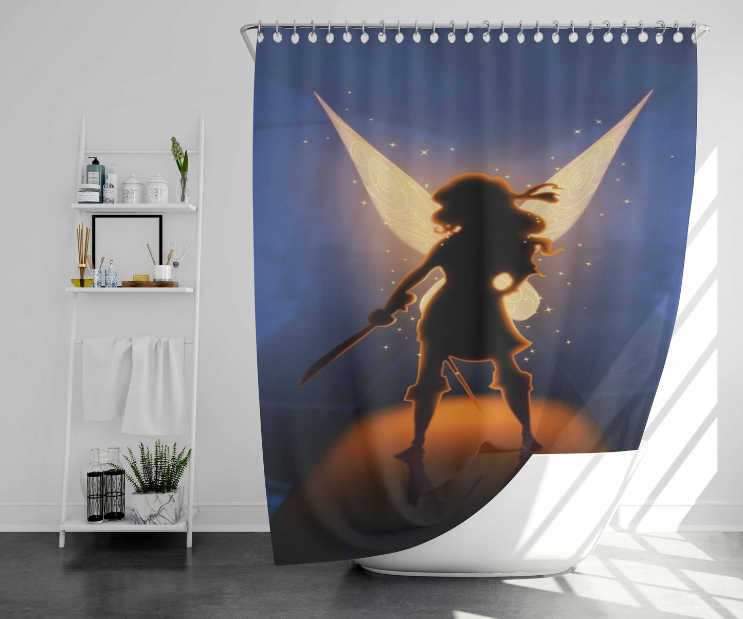 The Pier Falls Mark Haddon Bathroom Shower Curtain Fabric Waterproof | 66 X 72 Inch