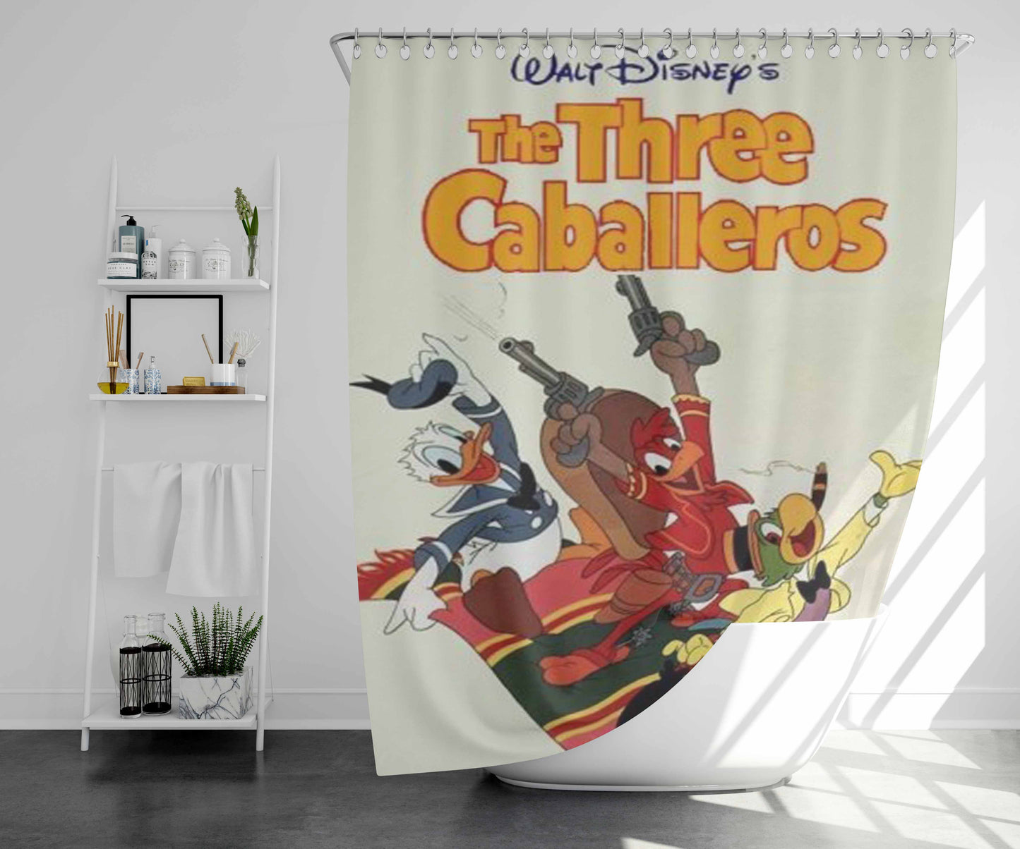 The Terrible Tower Bathroom Shower Curtain Fabric Waterproof | 66 X 72 Inch
