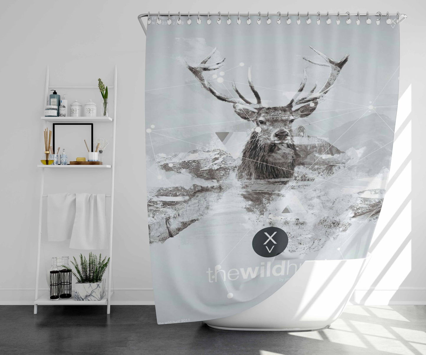 The Who Bathroom Shower Curtain Fabric Waterproof | 66 X 72 Inch