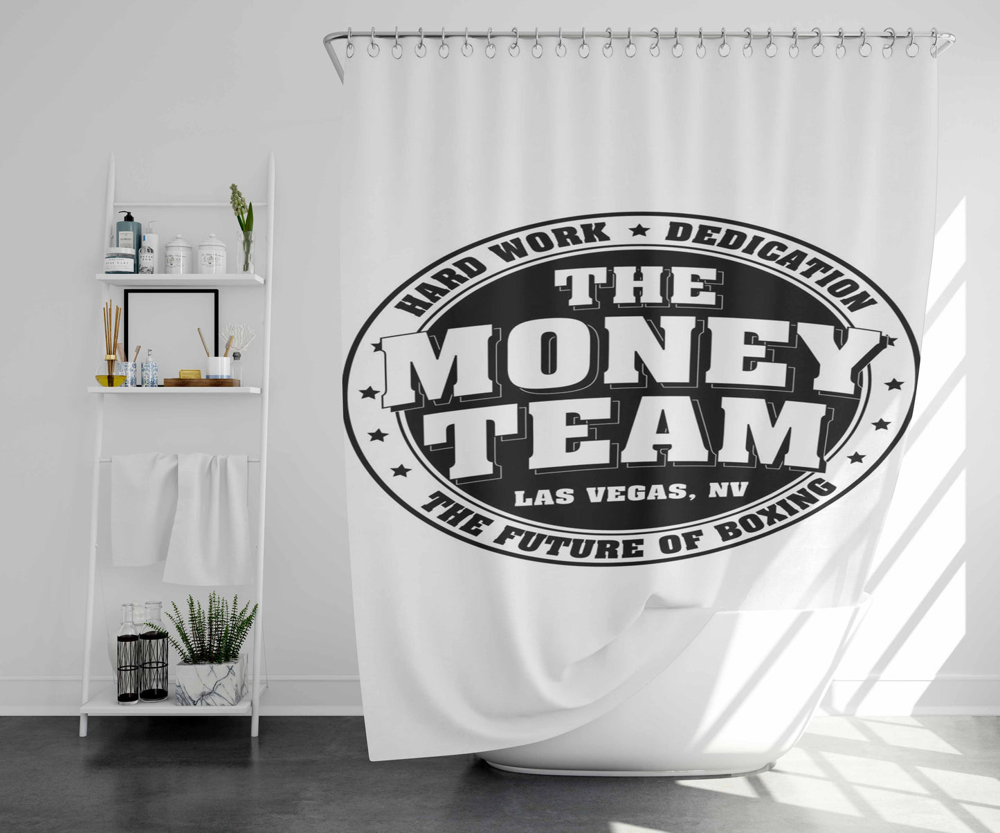 Tmt Industries Bathroom Shower Curtain Fabric Waterproof | 66 X 72 Inch