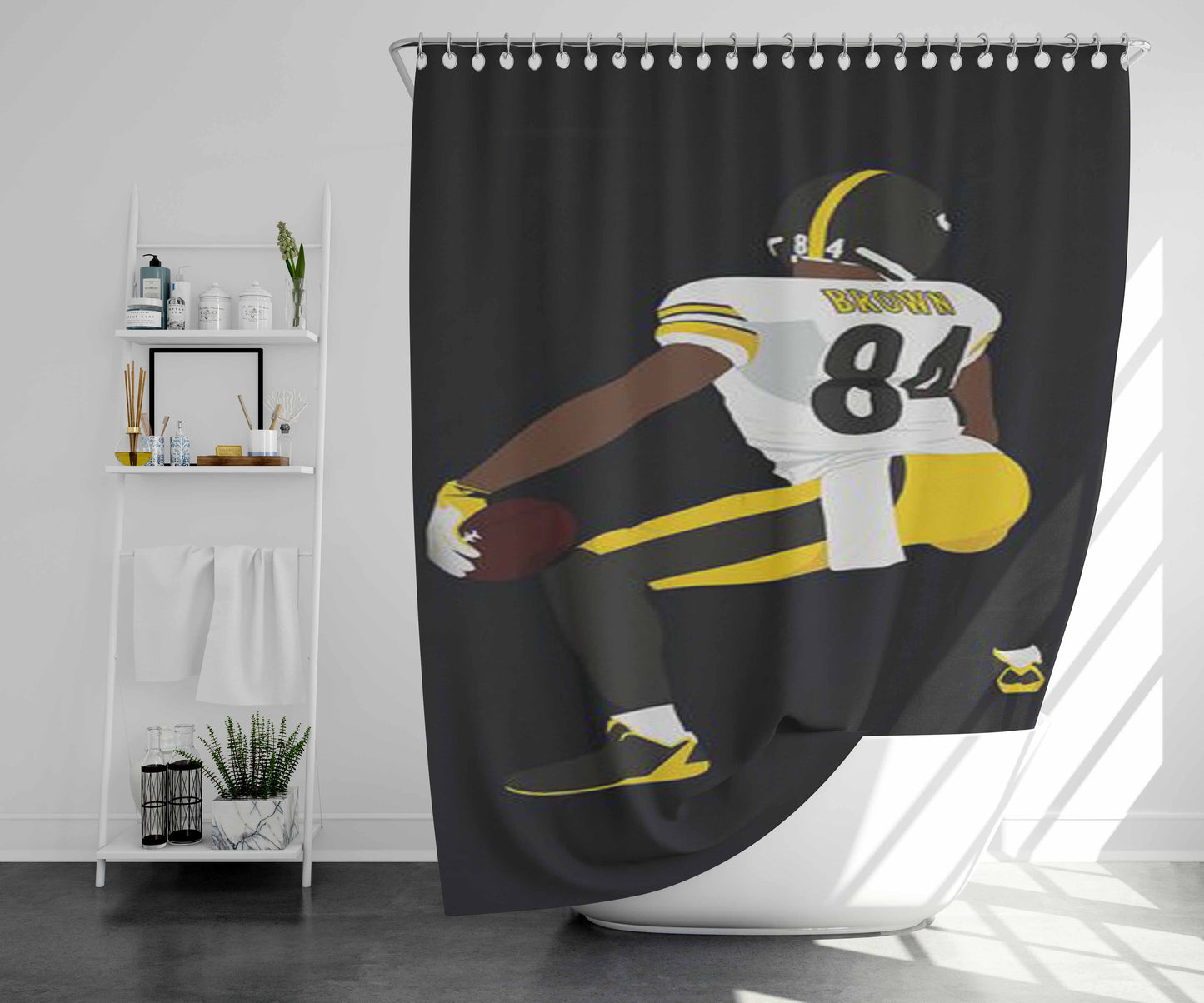 Twerking Antonio Brown Bathroom Shower Curtain Fabric Waterproof | 66 X 72 Inch