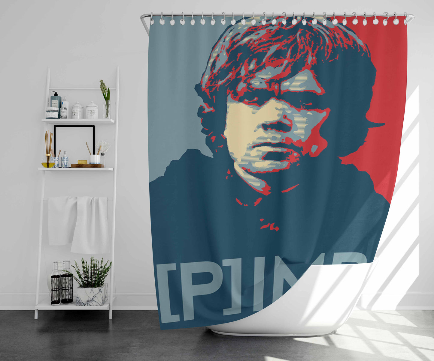 Tyrion Lannister Pimp Bathroom Shower Curtain Fabric Waterproof | 66 X 72 Inch