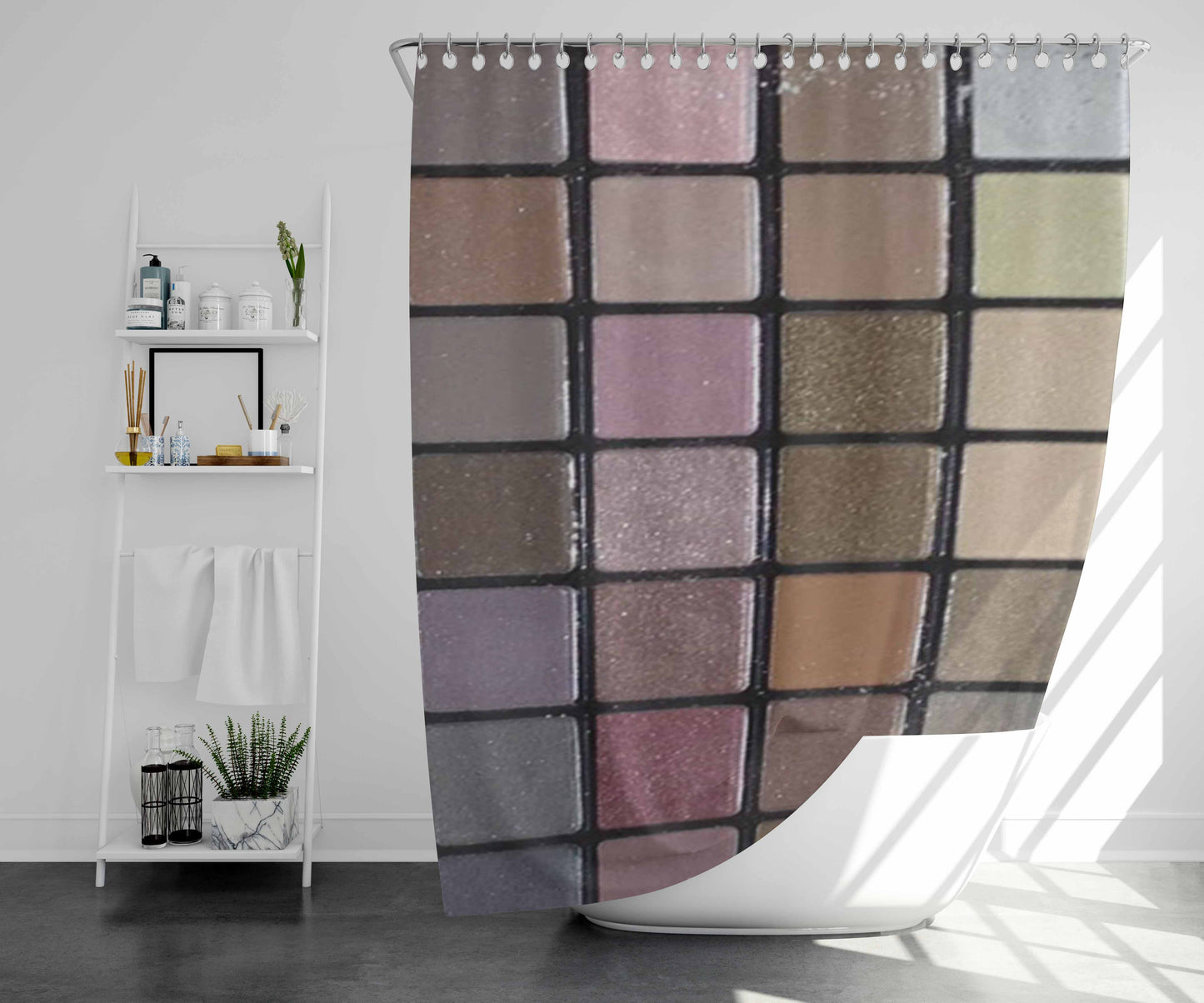 Vintage Style Eye Power Bathroom Shower Curtain Fabric Waterproof | 66 X 72 Inch