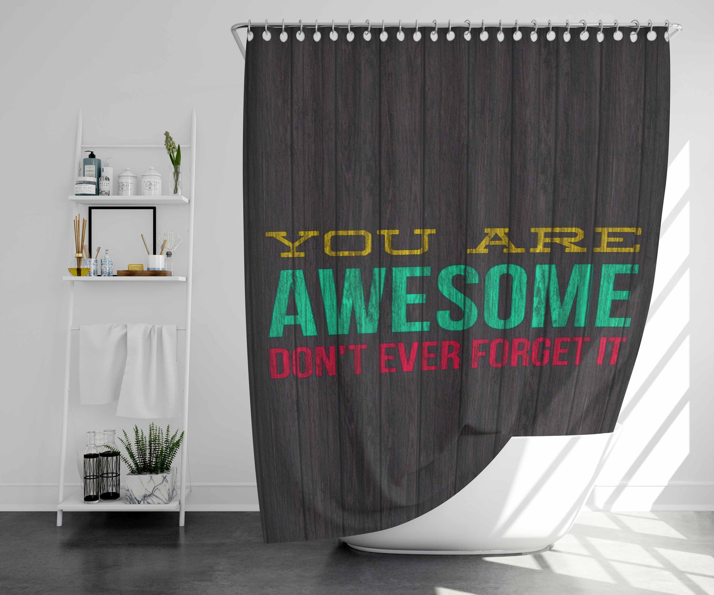 You'Re Disgusting Bathroom Shower Curtain Fabric Waterproof | 66 X 72 Inch