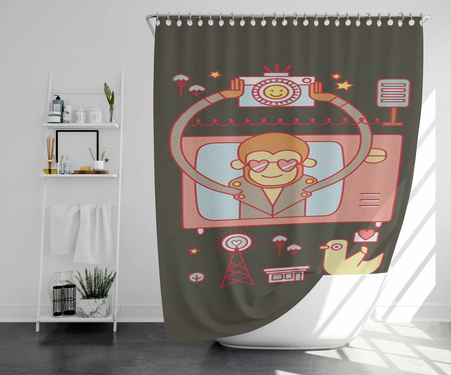You'Re My Lobster Bathroom Shower Curtain Fabric Waterproof | 66 X 72 Inch