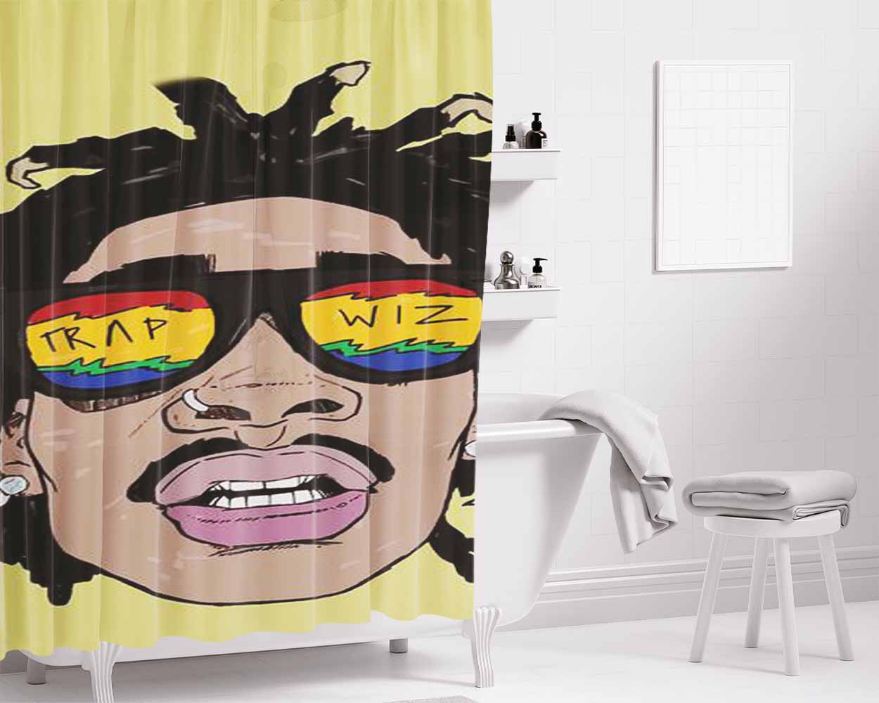 21 Savag Bathroom Shower Curtain Fabric Waterproof | 66 X 72 Inch