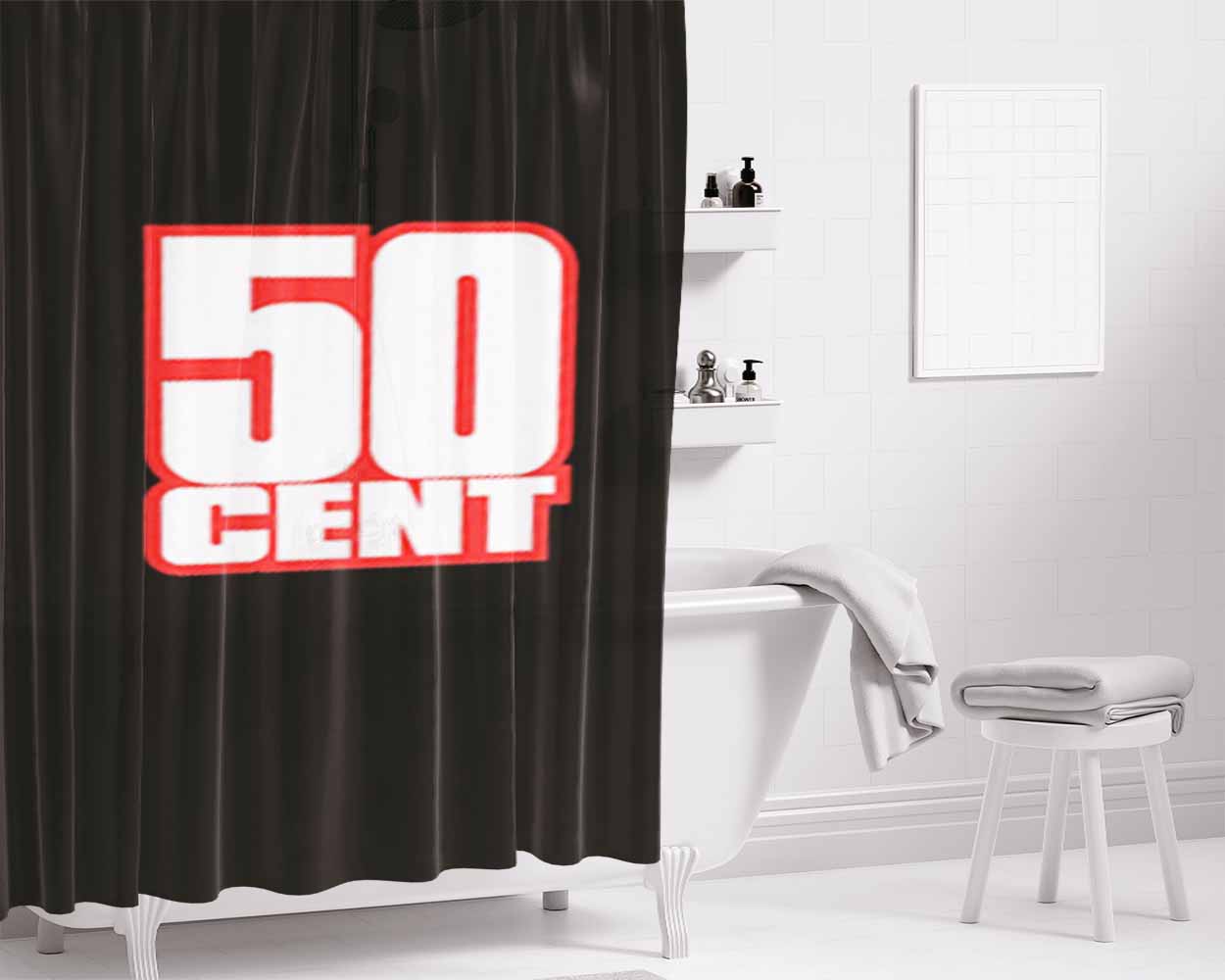 116 Clique Bathroom Shower Curtain Fabric Waterproof | 66 X 72 Inch