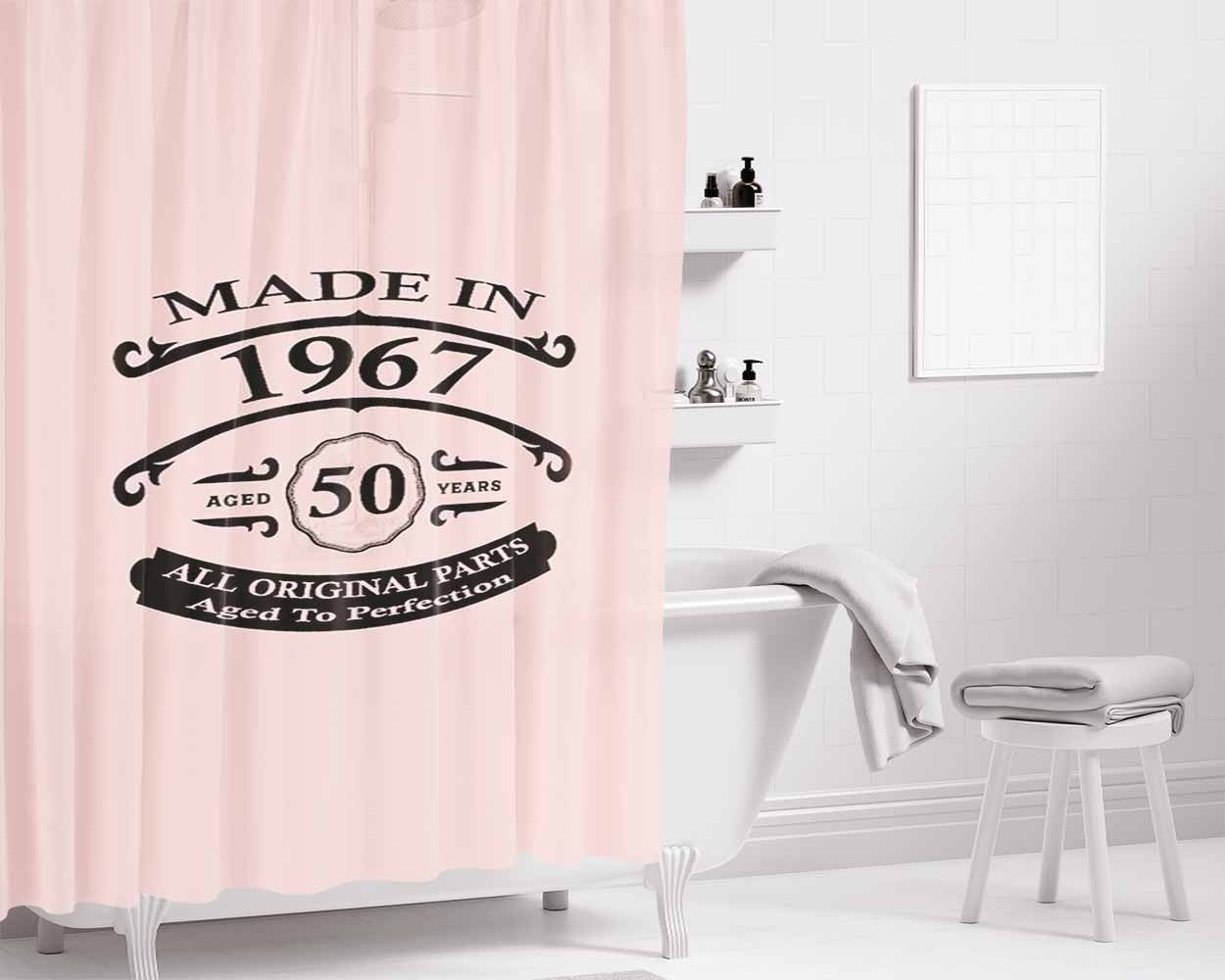 321 Let'S Jam Bathroom Shower Curtain Fabric Waterproof | 66 X 72 Inch