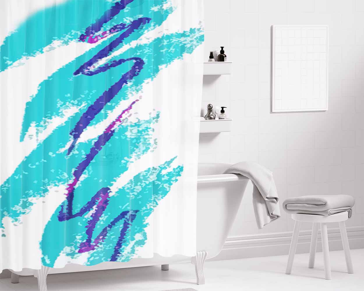 1989 Lyrics Quote Bathroom Shower Curtain Fabric Waterproof | 66 X 72 Inch