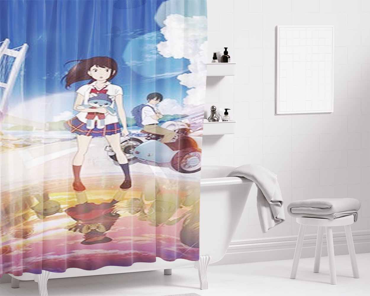 Ancien And The Magic Tablet Bathroom Shower Curtain Fabric Waterproof | 66 X 72 Inch