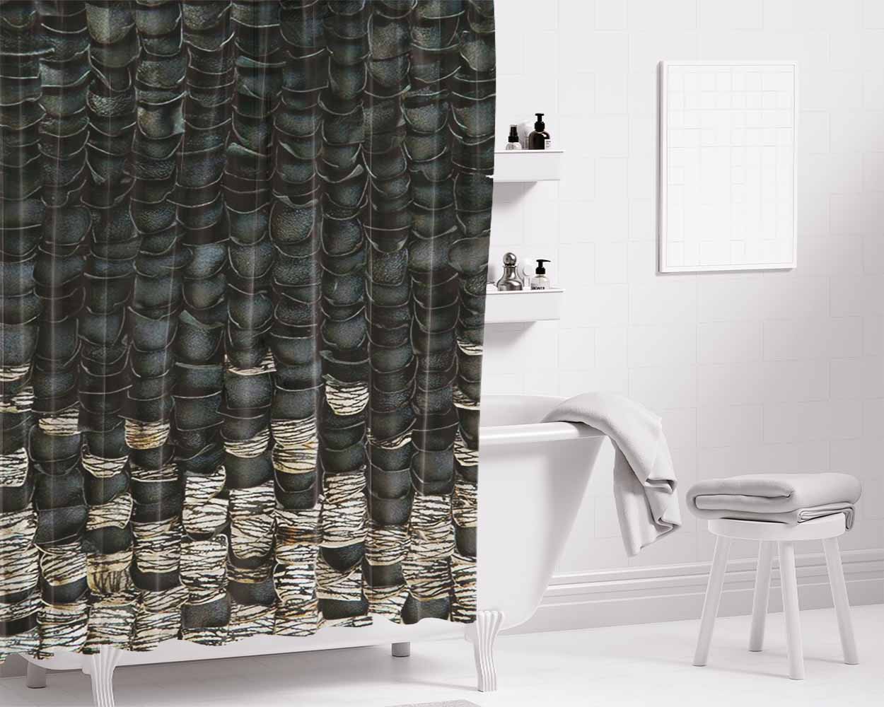Art Case No Batch Bathroom Shower Curtain Fabric Waterproof | 66 X 72 Inch