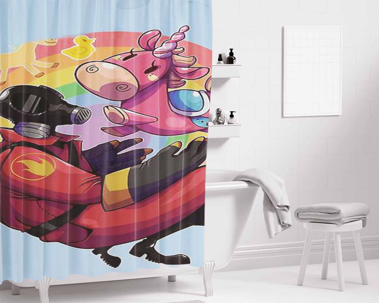 Believe In Magic Bathroom Shower Curtain Fabric Waterproof | 66 X 72 Inch