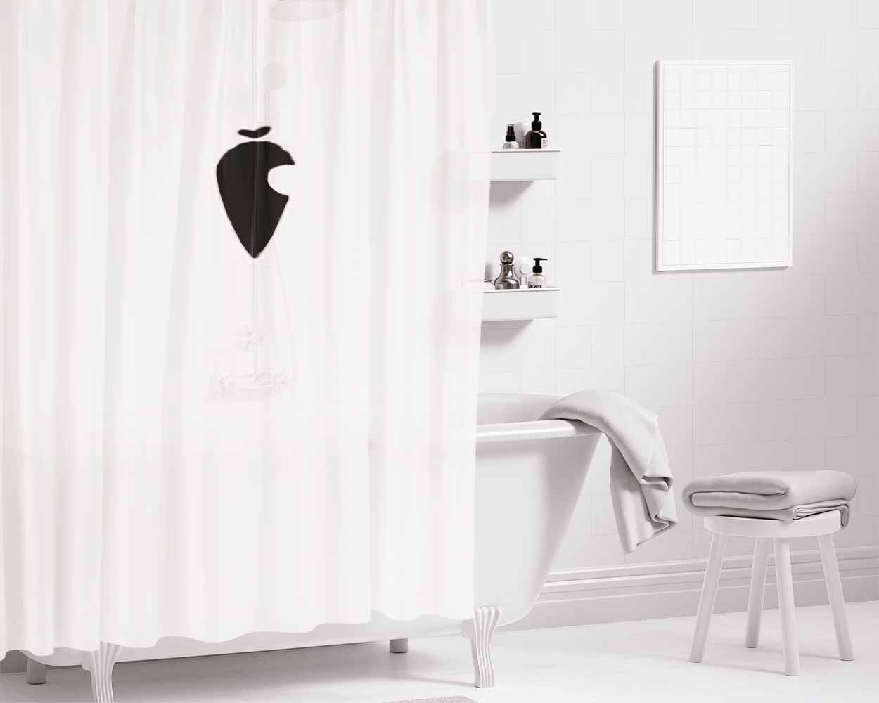 Bitten Carrot Judy Hopps Bathroom Shower Curtain Fabric Waterproof | 66 X 72 Inch