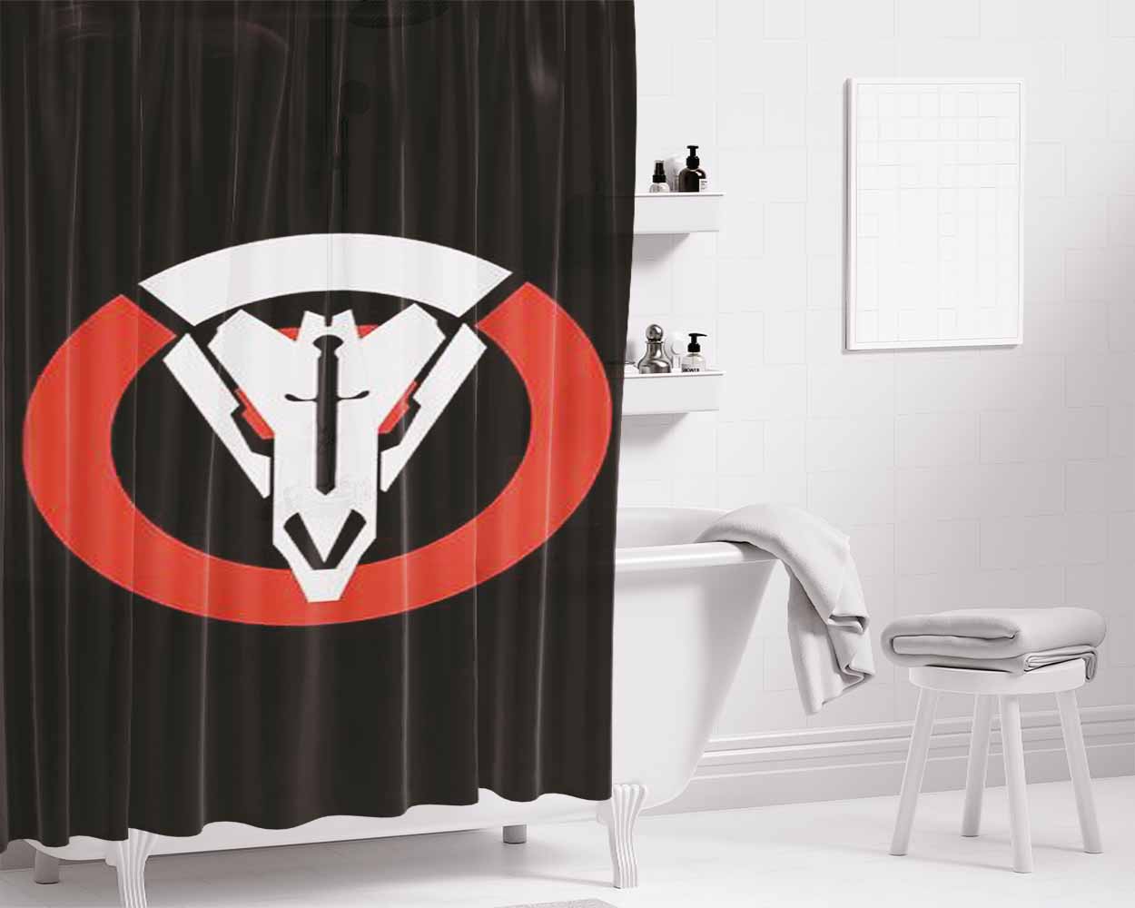Blackwatch Bathroom Shower Curtain Fabric Waterproof | 66 X 72 Inch