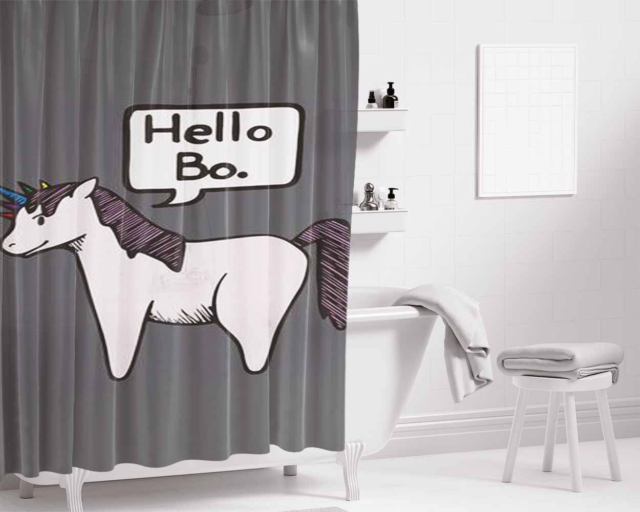 Bo Burnham Bathroom Shower Curtain Fabric Waterproof | 66 X 72 Inch