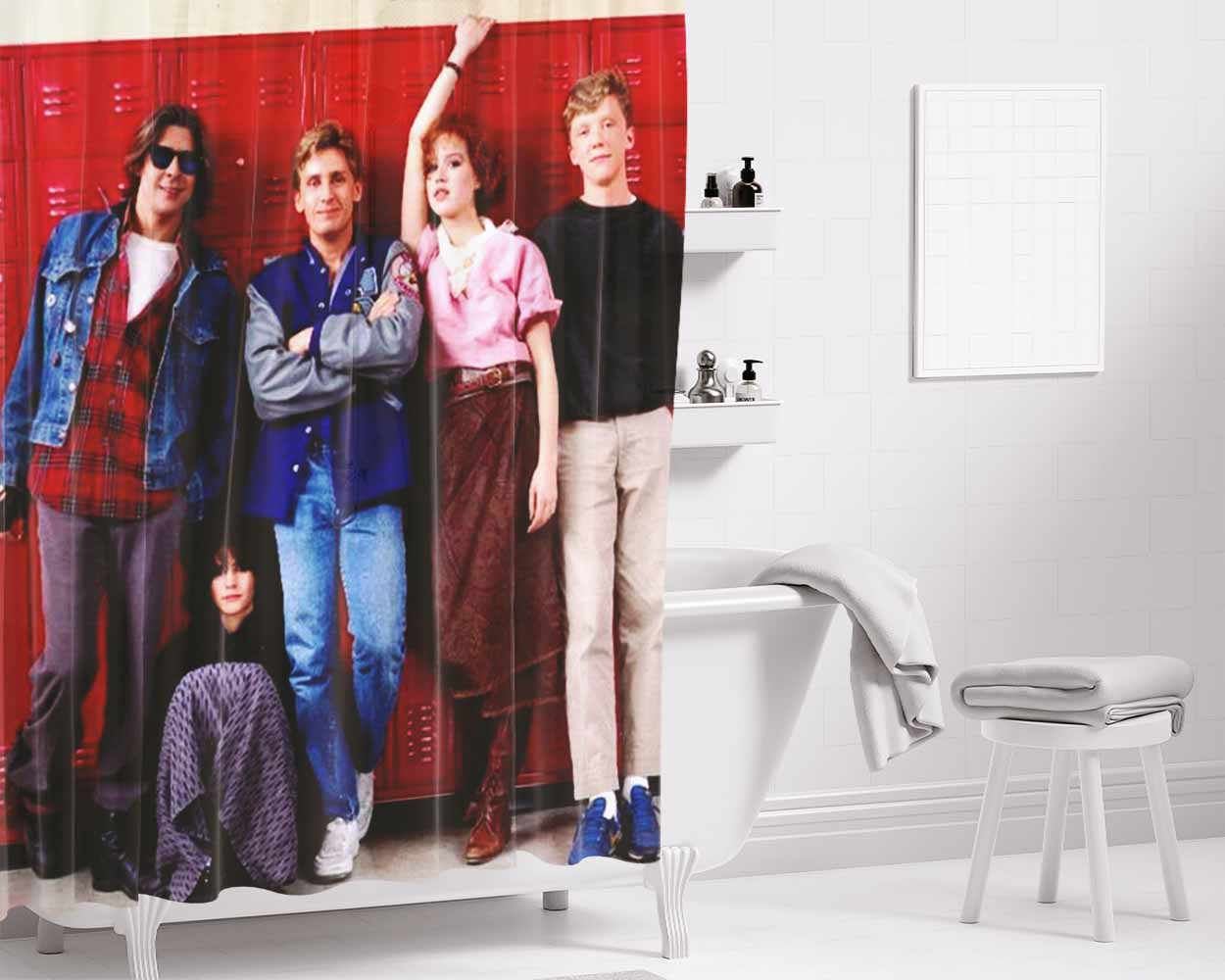 Breakfast Bathroom Shower Curtain Fabric Waterproof | 66 X 72 Inch