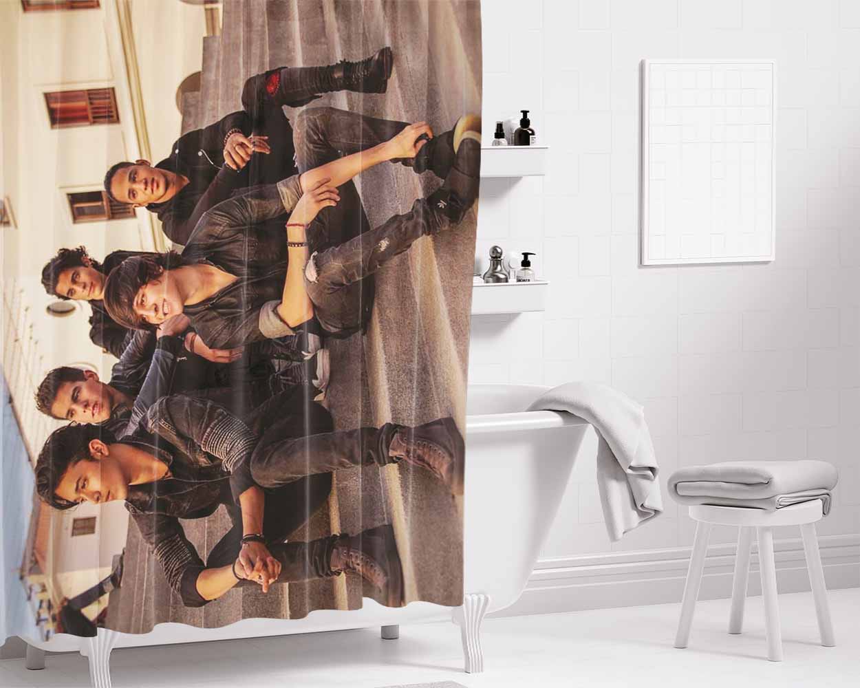 Cnco Group 3 Bathroom Shower Curtain Fabric Waterproof | 66 X 72 Inch