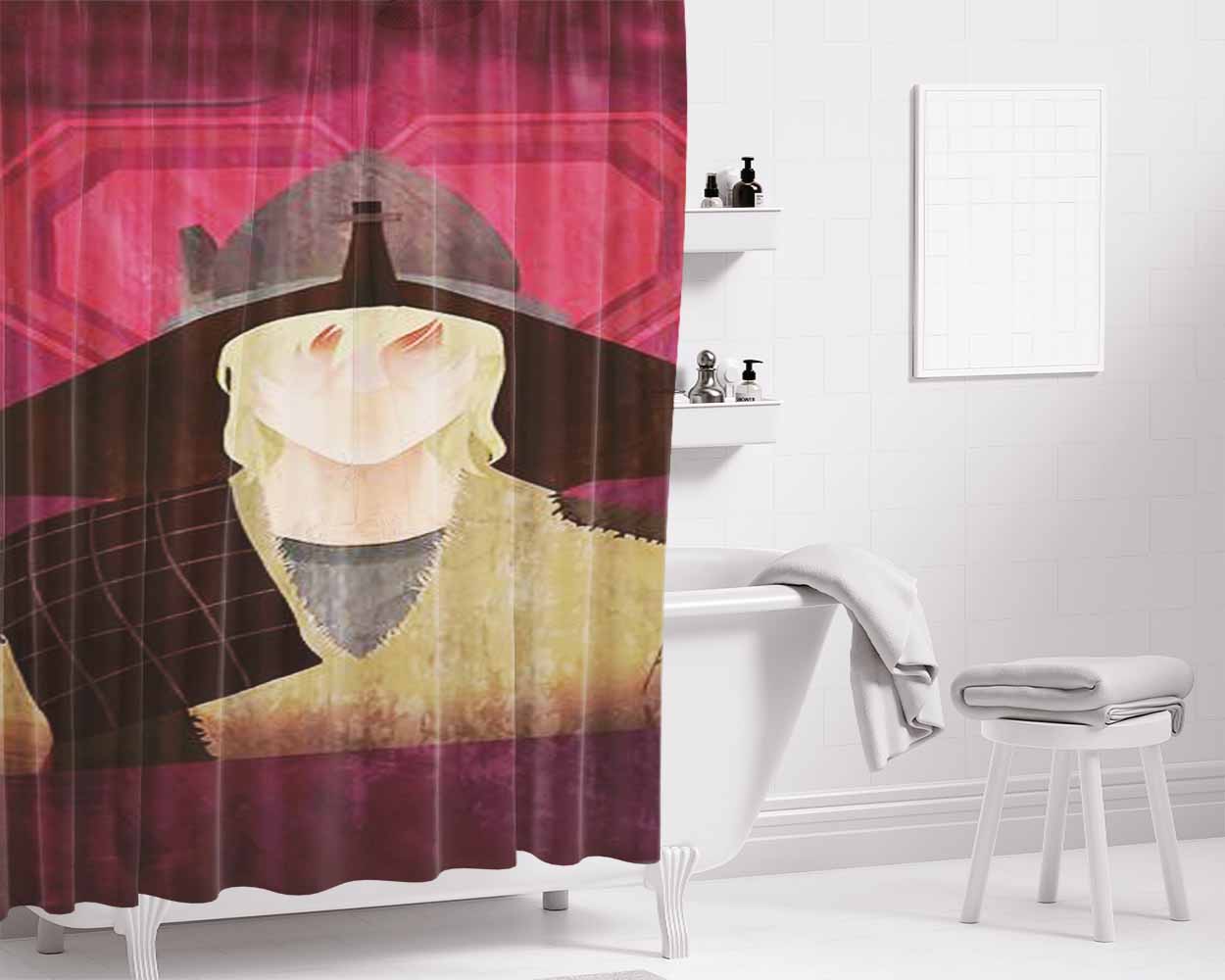 Daft Minoions Bathroom Shower Curtain Fabric Waterproof | 66 X 72 Inch